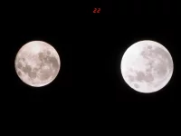 Mondgrößenvergleich