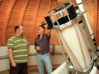 Carsten und Kurt am Teleskop