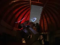 In der Kuppel bei Nacht