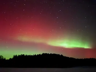 Polarlichter über Oberschwaben 2026